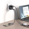 MCDODO PRZEJŚCIÓWKA ŁADOWARKA ADAPTER PODRÓŻNY WTYCZKA US 3 X USB-C USB-A