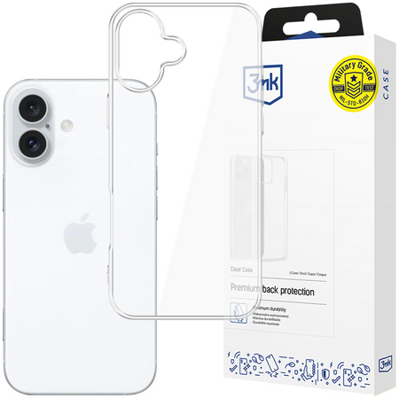 3MK ETUI CLEAR CASE DO IPHONE 16 PLUS OCHRONNE PRZEZROCZYSTE POKROWIEC