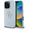 GUESS ETUI TPU DO IPHONE 16 PRO LOGO 4G CLASSIC SMALL Z WZOREM GRANULOWANYM