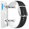 Beline pasek Apple Watch Silico Leather38/40/41mm czarno-biały /black-white box