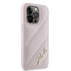 KARL LAGERFELD ETUI DO IPHONE 14 PRO MAX 6,7 DIAGONAL QUILTED SCRIPT RÓŻOWE