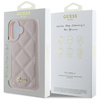 GUESS ETUI POKROWIEC DO IPHONE 16 6.1 HARDCASE LOGO QUILED METALOWE