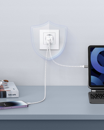 INNOSTYLE SZYBKA ŁADOWARKA KOSTKA USB-C 35W USB TYP C GAN II DO SAMSUNG LED