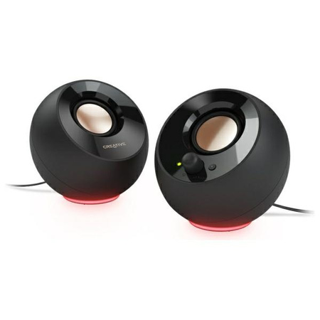 CREATIVE GŁOŚNIKI PEbBLE SE 2.0 Z PODŚWIETLENIEM RGB DO KOMPUTERA PC USB-C