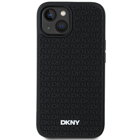 DKNY ETUI HARDCASE 3D RUBBER REPEAT PATTERN DO IPHONE 15 PLUS 6.7