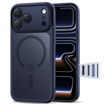 TECH-PROTECT MAGPEAK MAGSAFE CC IPHONE 17 PRO MATTE DEEP BLUE