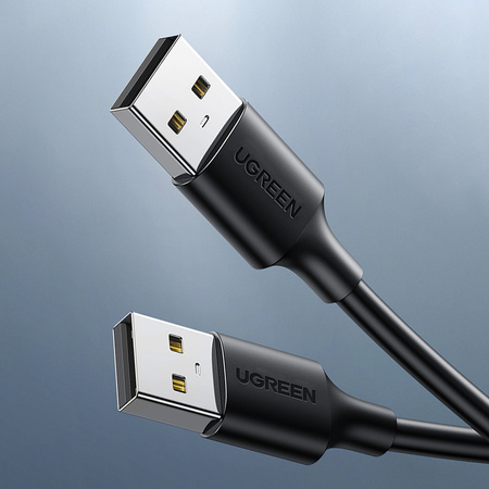 Ugreen kabel USB - USB 2.0 480Mb/s 1.5m czarny (US102)