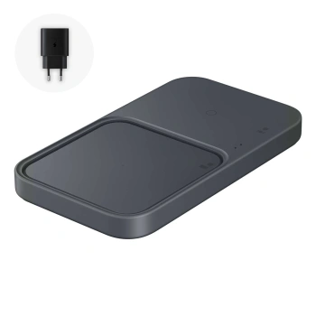 Ładowarka indukcyjna Samsung EP-P5400TB+ ład. siec. ciemno szary/dark gray Duo