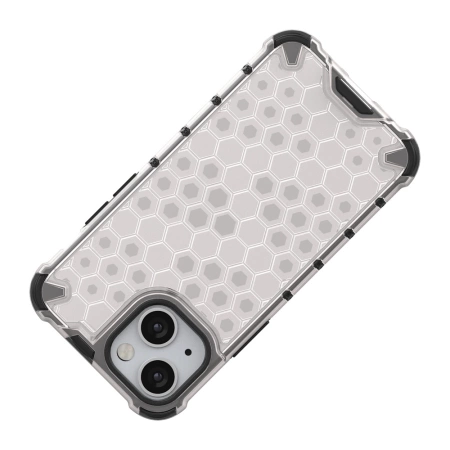 HURTEL ETUI PANCERNE HONEYCOMB Z ŻELOWĄ RAMKĄ DO IPHONE 13 MINI OCHRONA