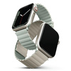 UNIQ pasek Revix Apple Watch Series1/2/3/4/5/6/7/8/9/SE/SE2 38/40/41mm. Reversible Magnetic zielony-beżowy/sage-beige