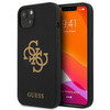 Guess GUHCP13SLS4GGBK iPhone 13 mini 5,4" czarny/black hard case Silicone 4G Logo