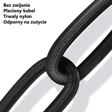 USAMS KABEL PLECIONY U33 DO LIGHTNING 1.2M 2A DO TELEFONÓW APPLE FAST
