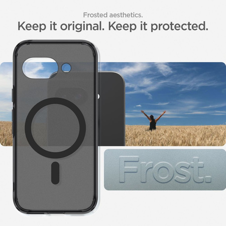 SPIGEN ULTRA HYBRID CASE DO GOOGLE PIXEL 9A DO MAGSAFE PRZEJŚCIÓWKA