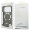 Etui Guess IML Script Metal MagSafe do iPhone 17 Pro Max czarny