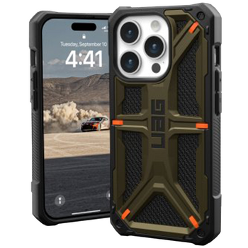 UAG Monarch - obudowa ochronna do iPhone 15 Pro Max (kevlar element green)
