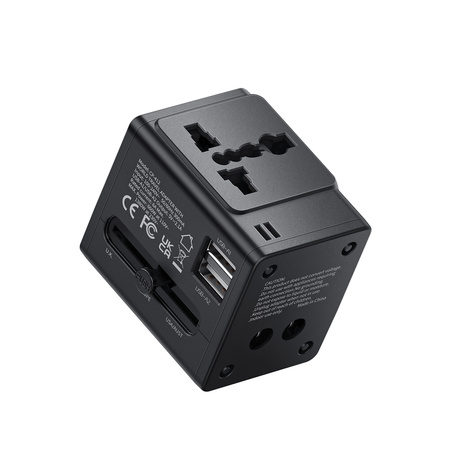 MCDODO ŁADOWARKA USB ADAPTER PRZEJŚCIÓWKA ANGIELSKA WTYCZKA USA UK EU US