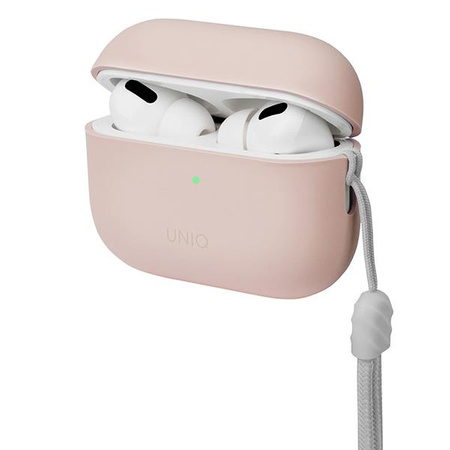 UNIQ etui Lino AirPods Pro 2 gen Silicone różowy/blush pink