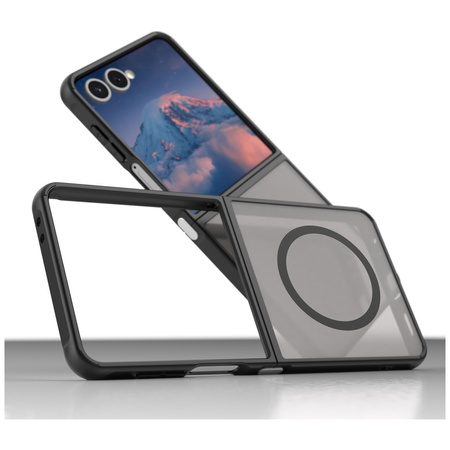 Etui Beline MagSafe do Samsung Galaxy Z Flip7 czarny