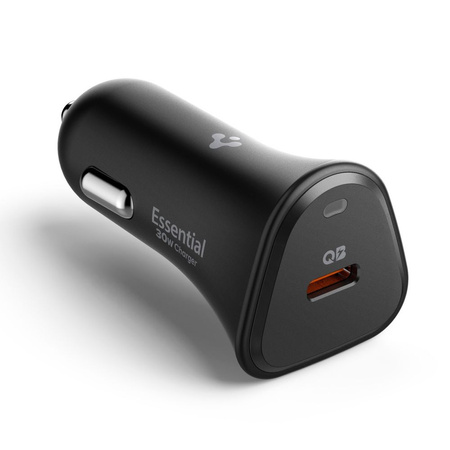 SPIGEN ŁADOWARKA CAR CHARGER ESSENTIAL EV301 30W DO TELEFONÓW SZYBKA OPIEKA