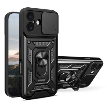 HURTEL ETUI HYBRID ARMOR CAMSHIELD DO IPHONE 17 PANCERNE Z PODSTAWKĄ