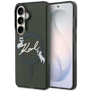 Etui Karl Lagerfeld IML KC Script        MagSafe do Samsung Galaxy S26 czarny