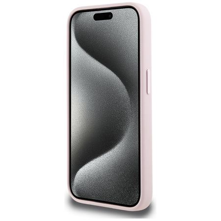 KARL LAGERFELD ETUI SILICONE SHADOW METAL INITIAL DO MAGSAFE IPHONE 15 PRO