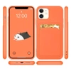 HURTEL CARD CASE SILIKONOWE ETUI DO IPHONE 12 PRO Z KIESZONKĄ NA DOKUMENTY