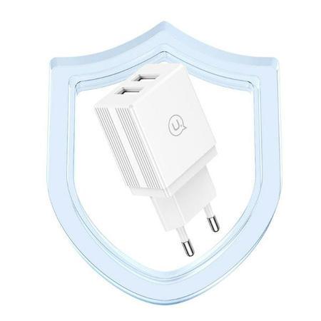 USAMS ŁADOWARKA 2xUSB-A + KABEL USB-C DO TELEFONÓW SZYBKIE ŁADOWANIE PD3.0
