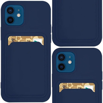 HURTEL ETUI DO SAMSUNG GALAXY A22 4G PORTFEL SILIKONOWY Z MIEJSCEM NA KARTY