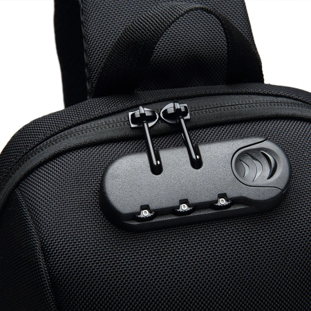 WOZINSKY PLECAK MIEJSKI PREMIUM DO LAPTOPA Z SYSTEMEM ANTYKRADZIEŻOWYM USB
