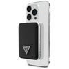 Powerbank indukcyjny Guess Grained       Triangle 5000mAh 15W USB-C MagSafe czarny