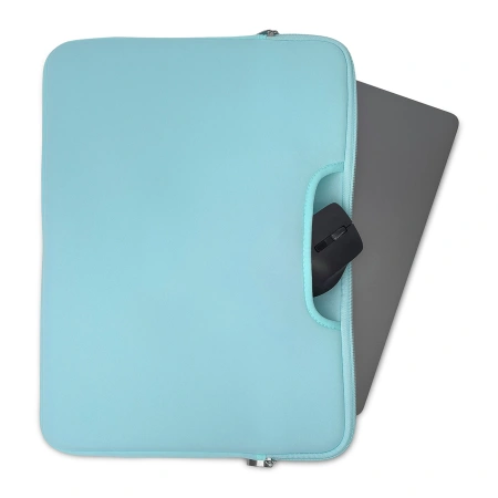 Torba na laptopa 15,6'' uniwersalna - jasnoniebieska