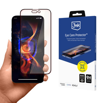 3MK SZKŁO HARTOWANE DO IPHONE 14 PRO MAX EYE CARE PROTECTOR OCHRONA