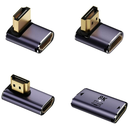 4SMARTS ZESTAW ADAPTERÓW HDMI 8K DO TELEWIZORA MONITORA 4 SZT. ZŁĄCZE W