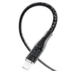 Kabel do szybkiego ładowania 120W 1m  3w1 USB - USB-C / microUSB / Lightning Dudao L22X - srebrny