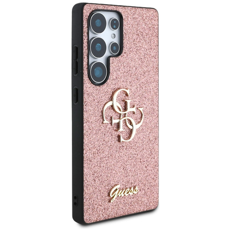 GUESS POKROWIEC FIXED GLITTER BIG 4G METAL LOGO DO SAMSUNG GALAXY S25 ULTRA