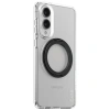 Etui CARE by PanzerGlass Feature Black Kickstand & QI na Samsung Galaxy S25 Edge - przezroczyste