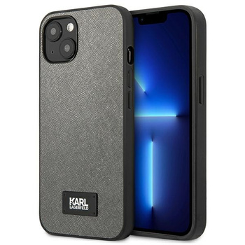 KARL LAGERFELD ETUI HARDCASE SAFFIANO PLAQUE DO IPHONE 13 14 15 6,1 OCHRONA