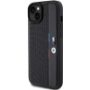 Etui BMW Perforated Tricolor Line na iPhone 15 / 14 / 13 - czarne