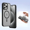 DUX DUCIS ETUI SKÓRZANE DO IPHONE 15 PRO LAVA Z OCHRONĄ NA ROGI MAGNETYCZNE