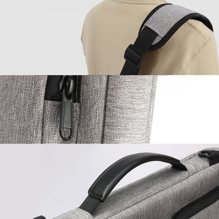 TECH-PROTECT TORBA NA LAPTOPA 15 16 CALI DO MACBOOKA PRO AIR ANTYWSTRZĄSOWA