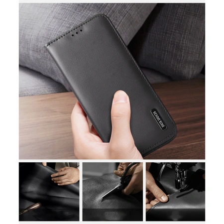 DUX DUCIS ETUI POKROWIEC DO SAMSUNG GALAXY S25 EDGE Z OCHRONĄ RFID I KLAPKĄ