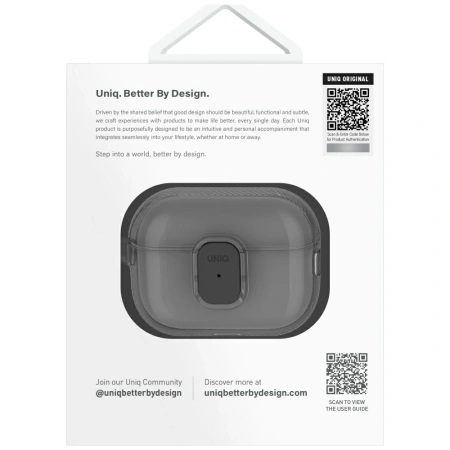 UNIQ ETUI GLASE PRO DO AIRPODS PRO 2 OCHRONA ZAMKNIĘCIE MAGNETYCZNE