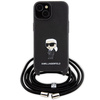 KARL LAGERFELD ETUI CROSSBODY DO IPHONE 15 14 13 HARDCASE SAFFIANO MONOGRAM