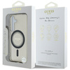 GUESS ETUI RHINESTONES PRINTED LOGO DO SAMSUNG GALAXY S25 DO MAGSAFE
