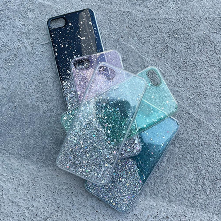 Wozinsky Star GlitteWozinsky Star Glitter błyszczące etui pokrowiec z brokatem iPhone 12 Pro Max czarny