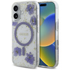 GUESS ETUI POKROWIEC MAGNETYCZNY DO MAGSAFE IPHONE 16 RESIN FLOWERS GLITTER