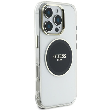 GUESS ETUI POKROWIEC MAGNETYCZNY DO MAGSAFE IPHONE 16 PRO MAX CLASSIC LOGO