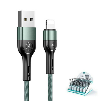 USAMS KABEL PLECIONY DO LIGHTNING IPHONE 12 13 14 1M SZYBKI PRZESYŁ DANYCH