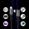 Kabel kątowy Wozinsky WPS1-UY41S USB-C USB4 40Gb/s 240W 1,5m 4K - czarny